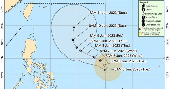 LPA Now TD Chedeng; Unlikely To Bring Heavy Rains In Next 3 Days ...