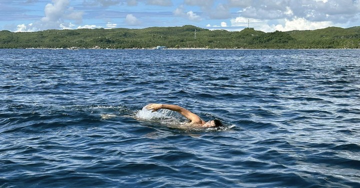 Surigao Norte Swimmer Conquers Masbate Open Waters Philippine News Agency