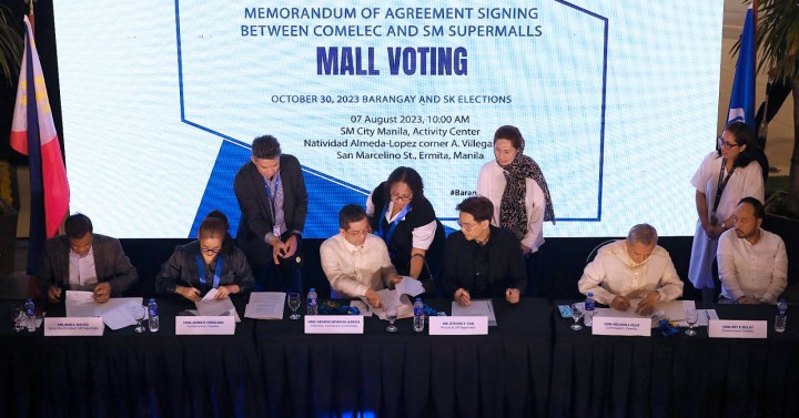 Comelec Launches Mall Voting For ‘convenient Secured Bske