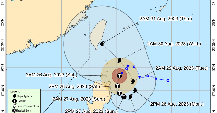 Goring Rapidly Intensifying; Signal No. 2 Up In 2 Areas 