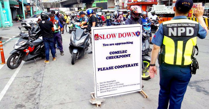 COMELEC CHECKPOINT | Photos | Philippine News Agency