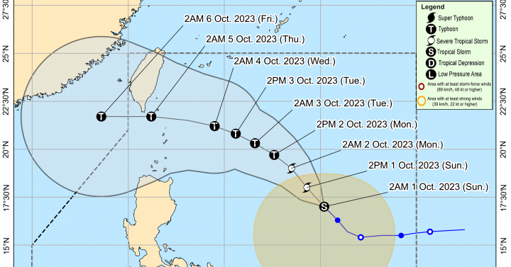 TS Jenny further strengthens, may become typhoon Monday | Philippine ...