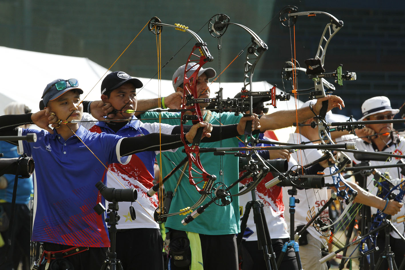 Asia Cup - Stage 2 archery competition | Photos | Philippine News Agency