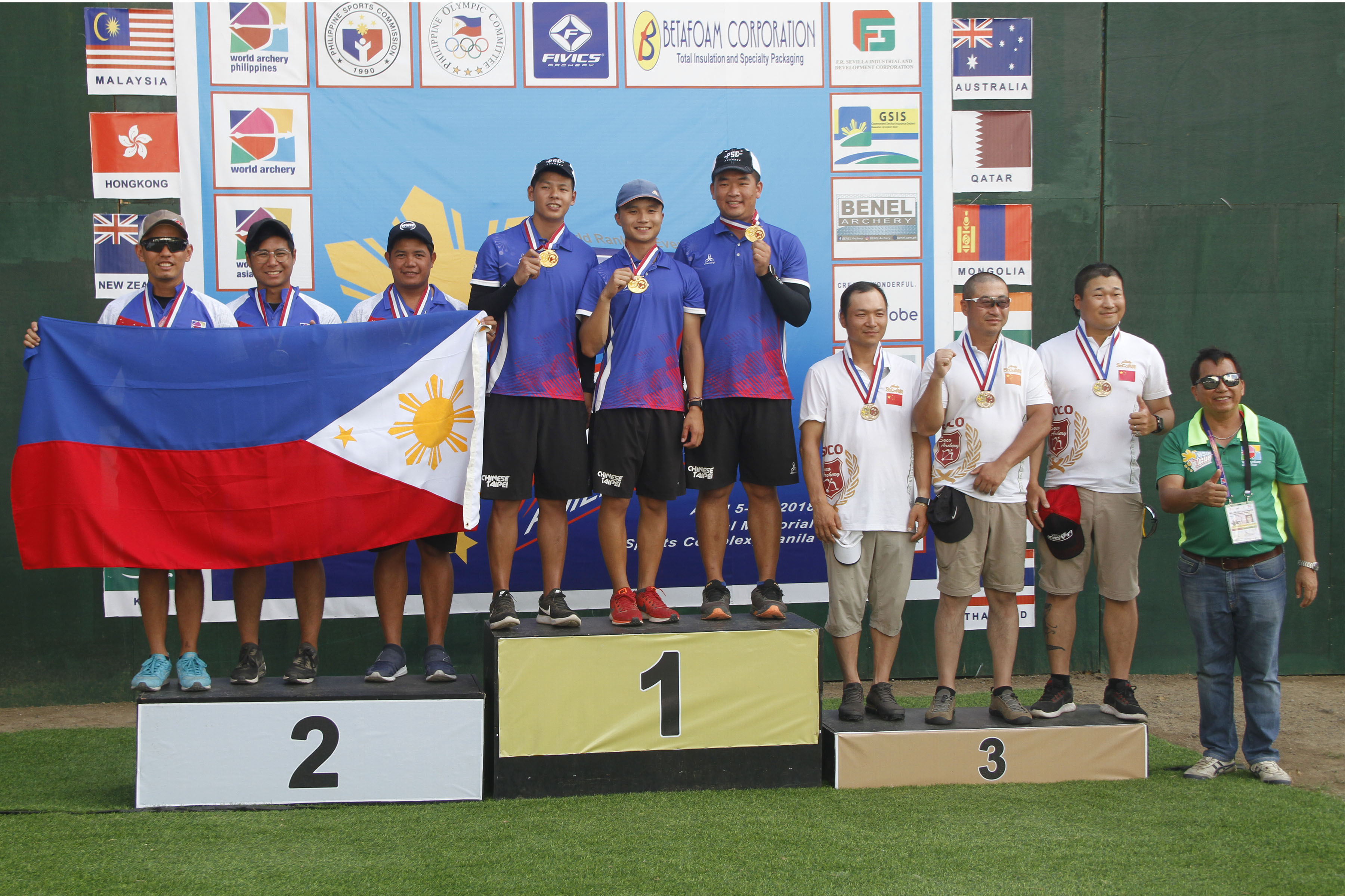 Philippine bagged the silver medal in the men team compound | Photos ...