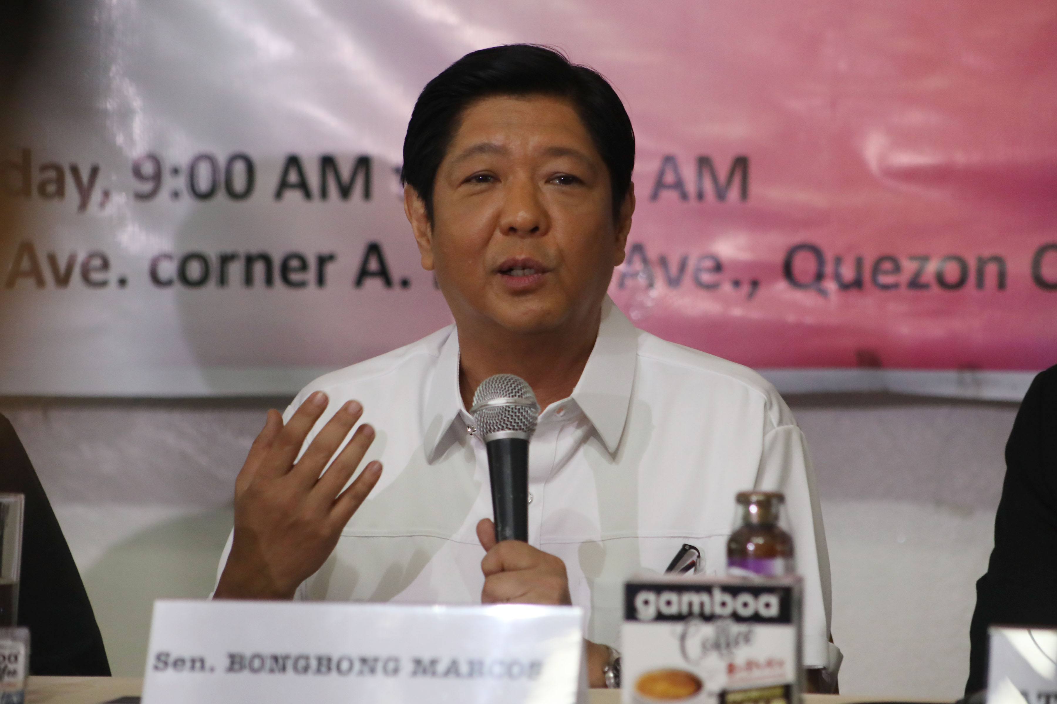 Former Senator Marcos at Nanka Media Forum