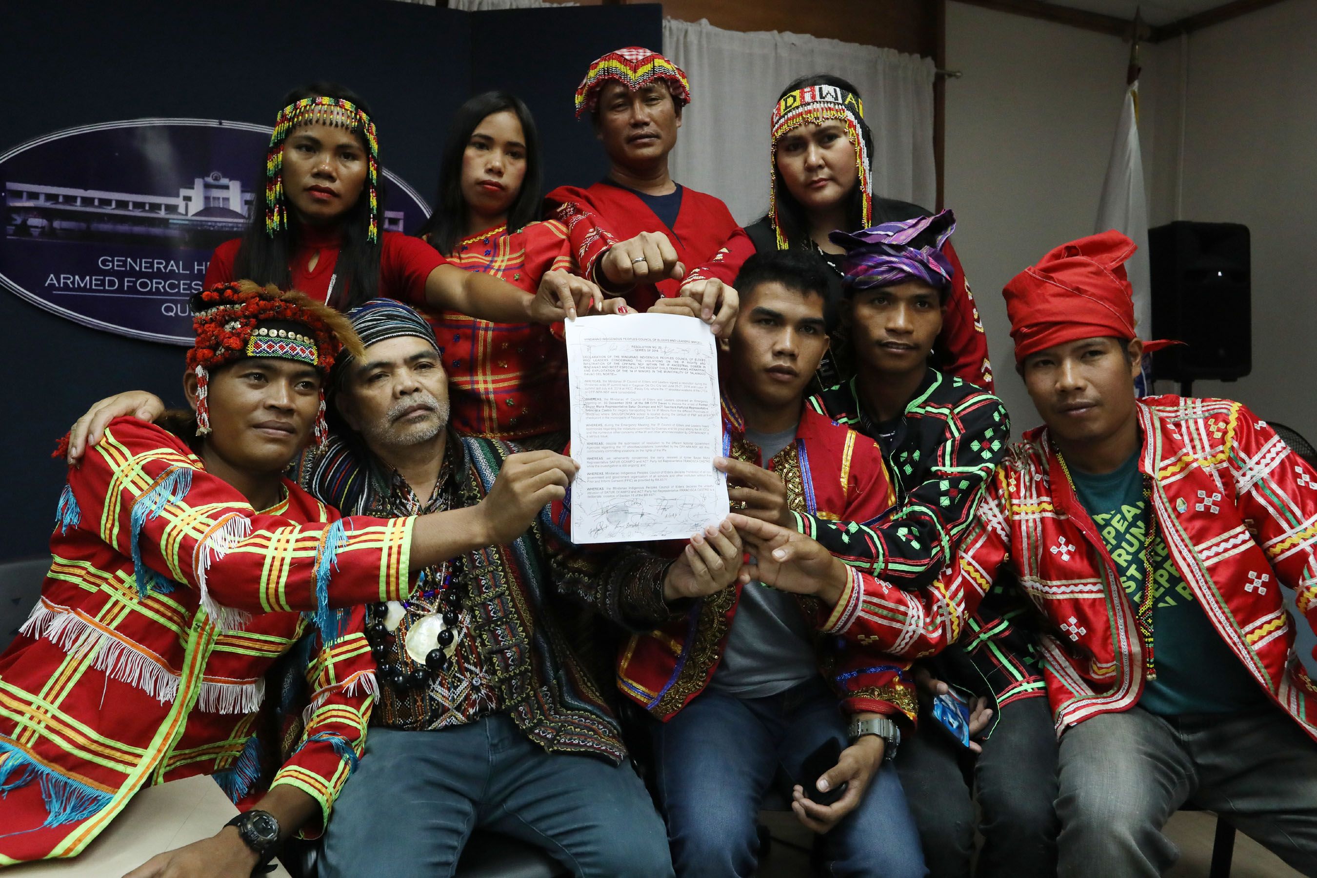 IPs RESO VS CPP VIOLATIONS Photos Philippine News Agency