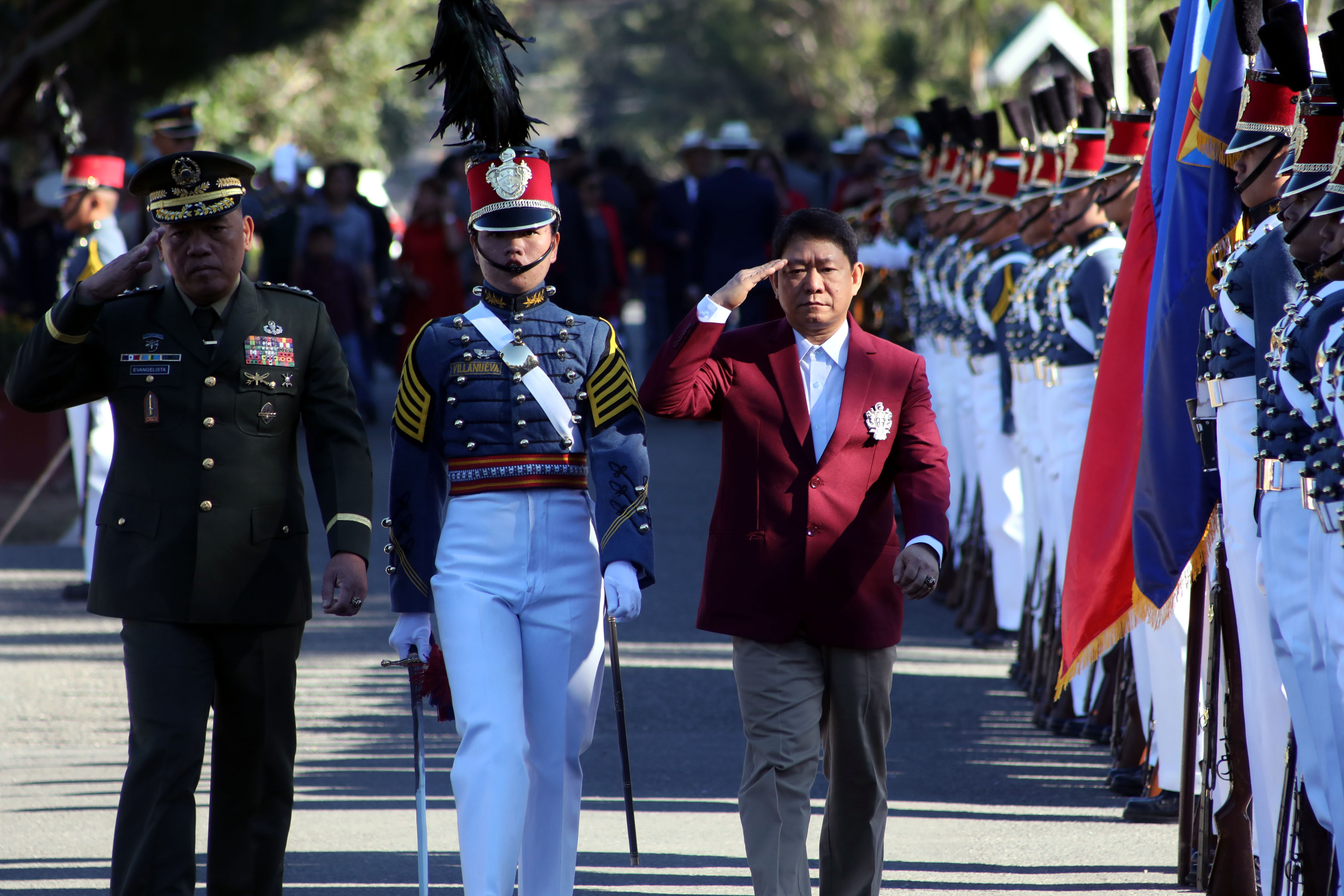 DILG CHIEF AT PMA ALUMNI Photos Philippine News Agency