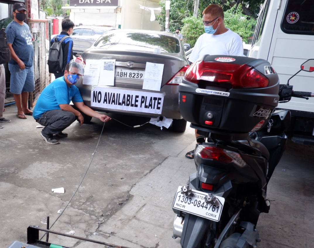 EMISSION TEST Photos Philippine News Agency