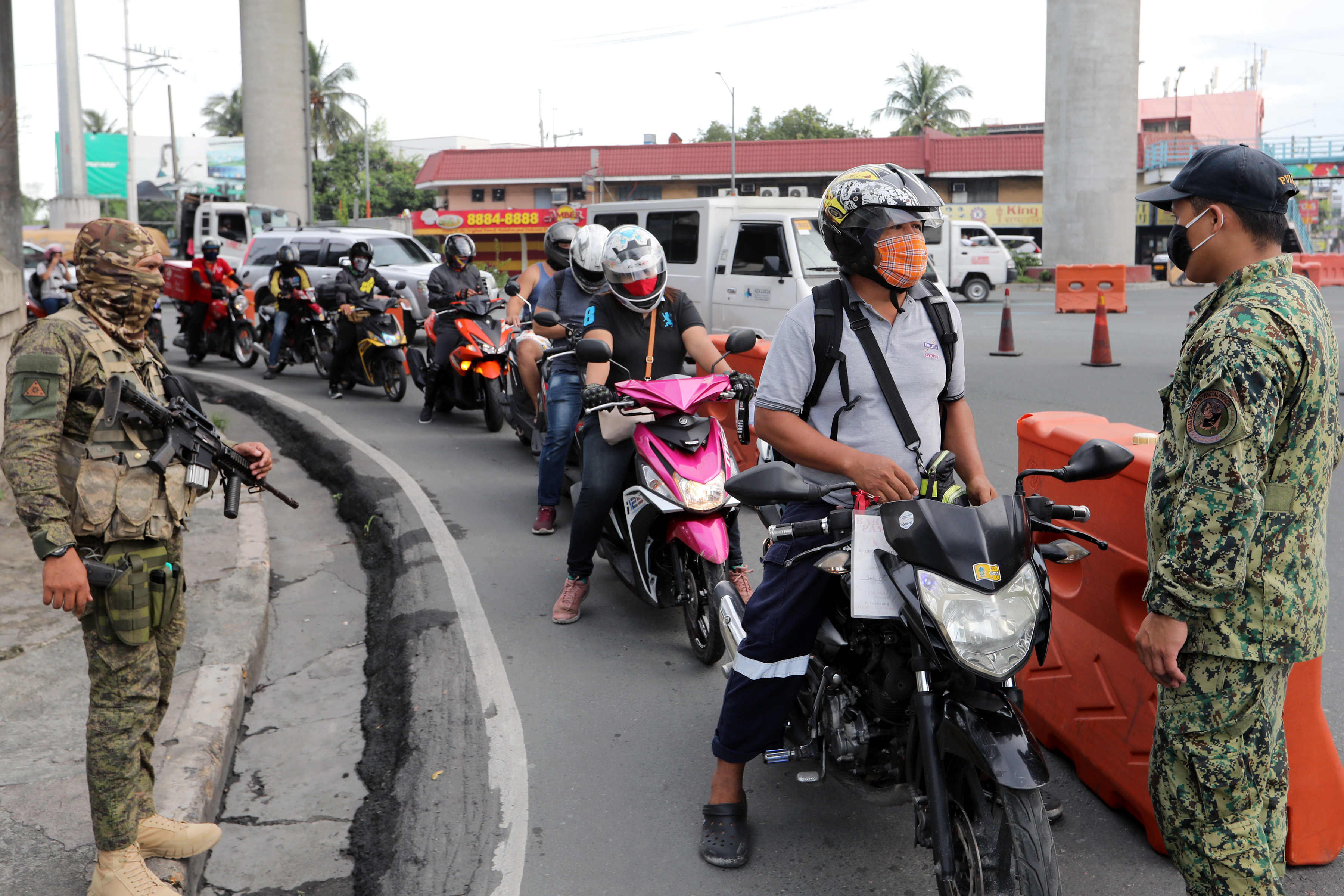 Motorcycle Checkpoint | Photos | Philippine News Agency