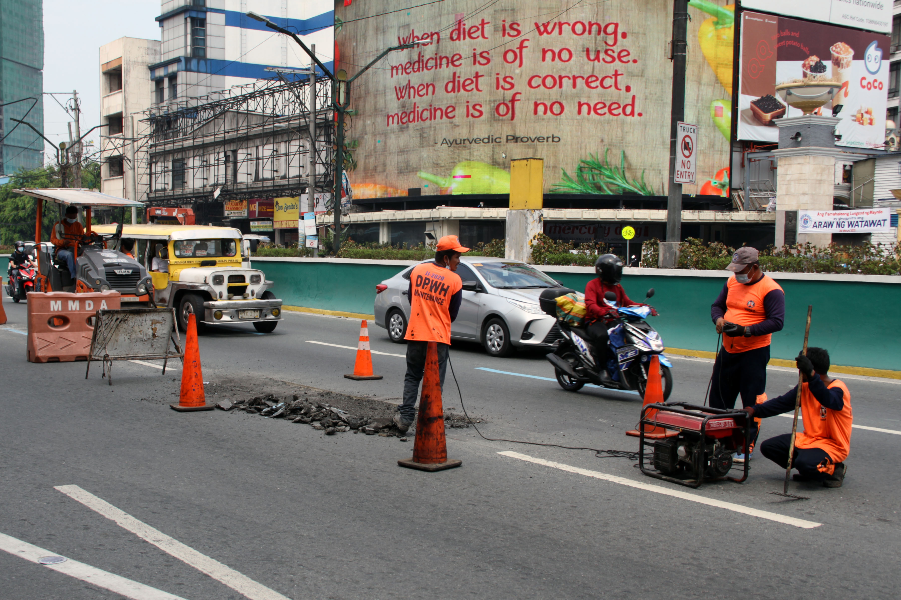 Road Repair Photos Philippine News Agency