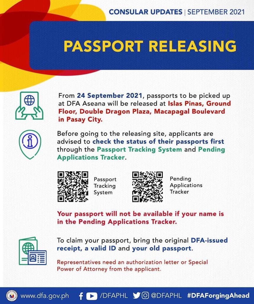 List of passport ready for release in philippines 2021