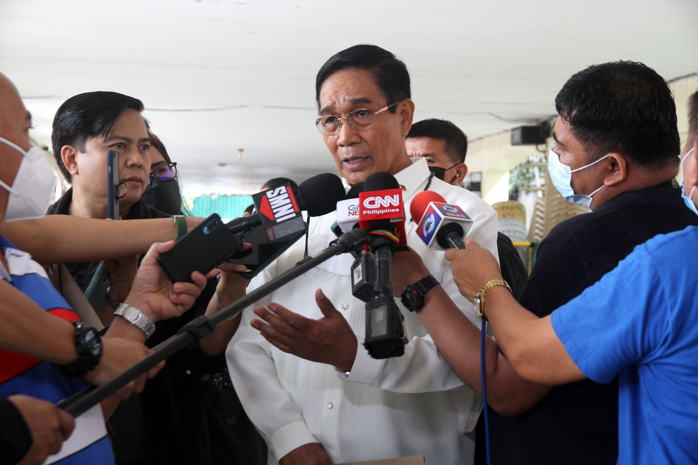 NSA Sec. Esperon Press Statement | Photos | Philippine News Agency