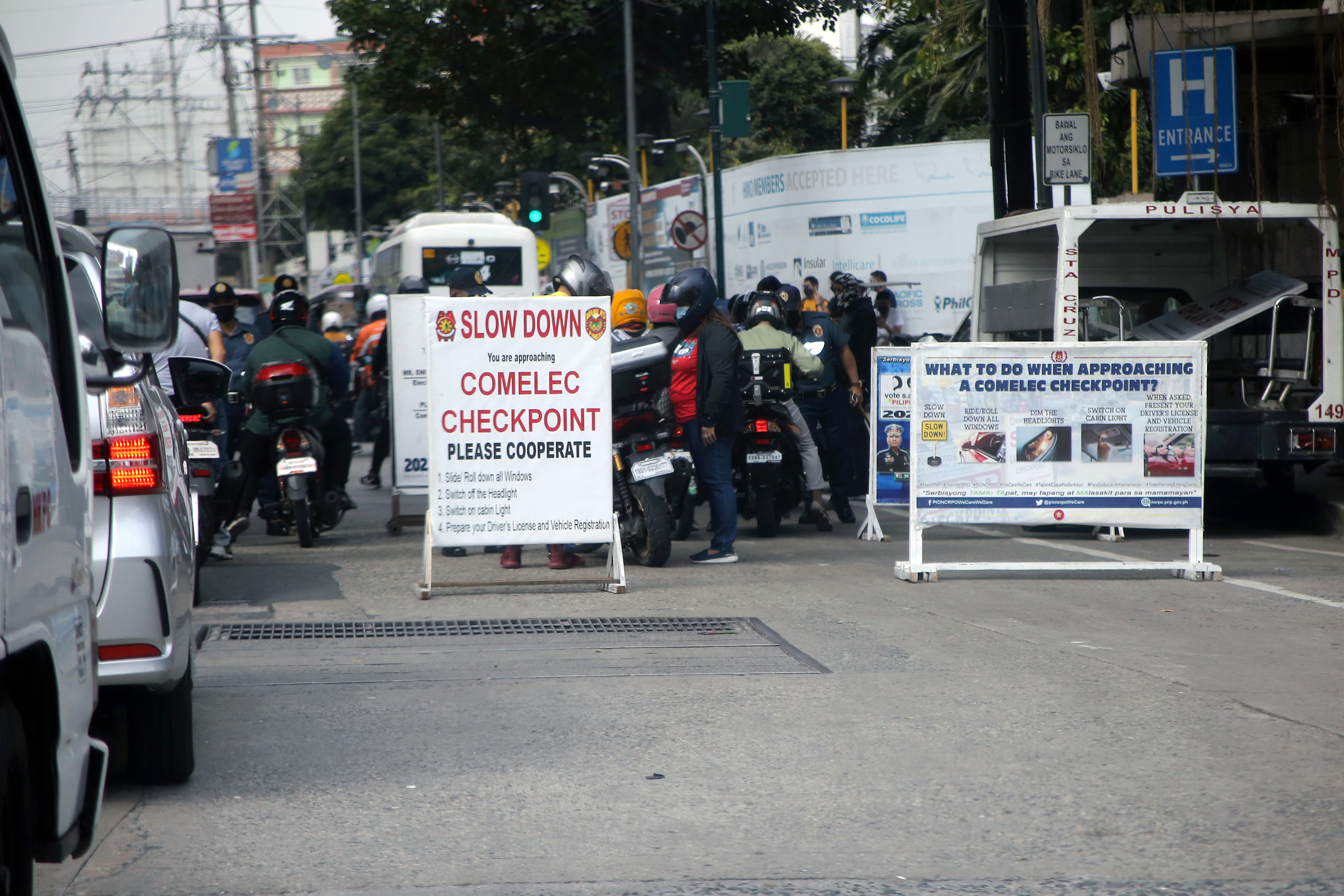 Comelec checkpoint | Photos | Philippine News Agency