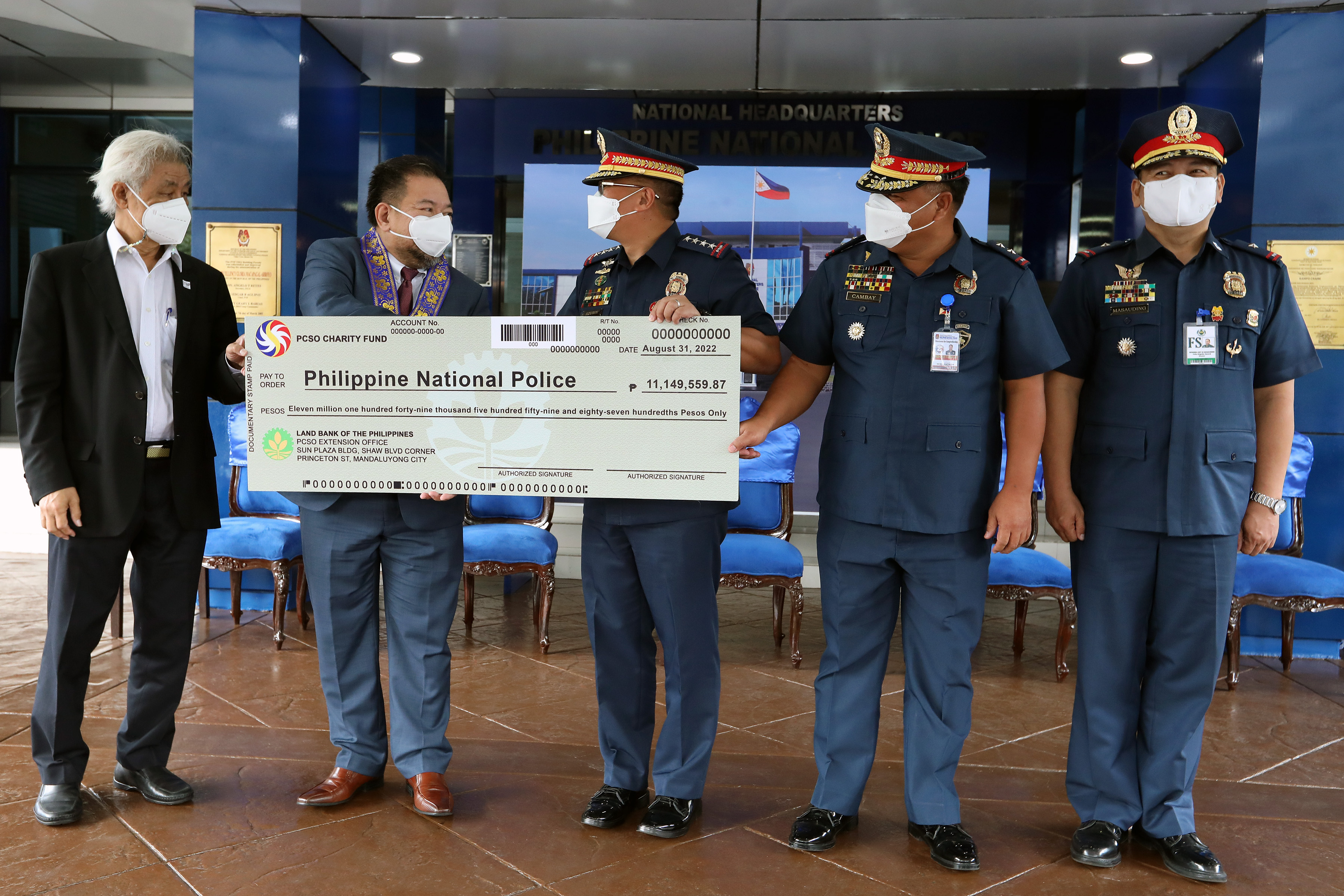 PNP Gets PHP11 Million STL Share From PCSO Photos Philippine News   Pnp Pcso A 