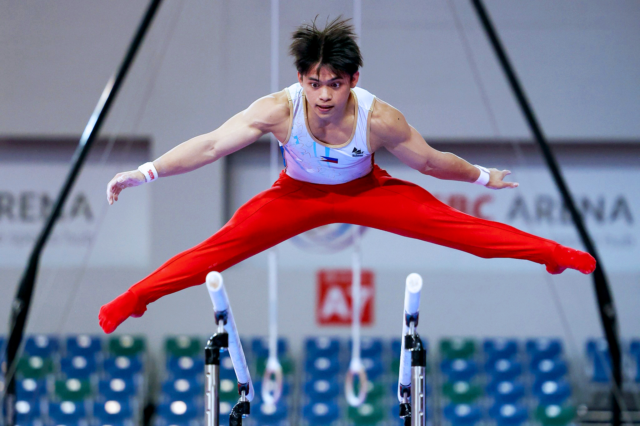 Carlos Yulo at Asian Artistic Gymnastics Championships Singapore