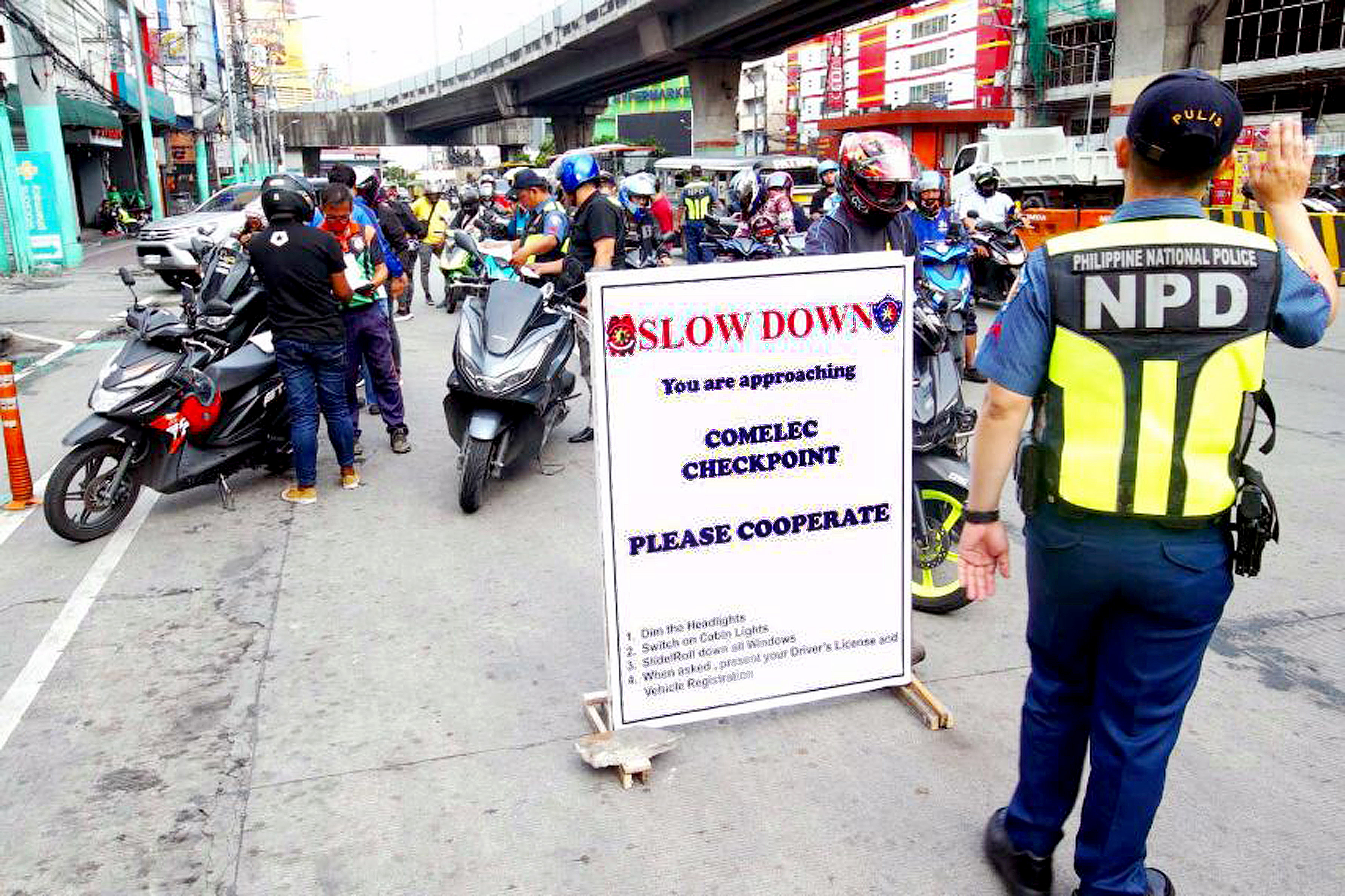 COMELEC CHECKPOINT | Photos | Philippine News Agency