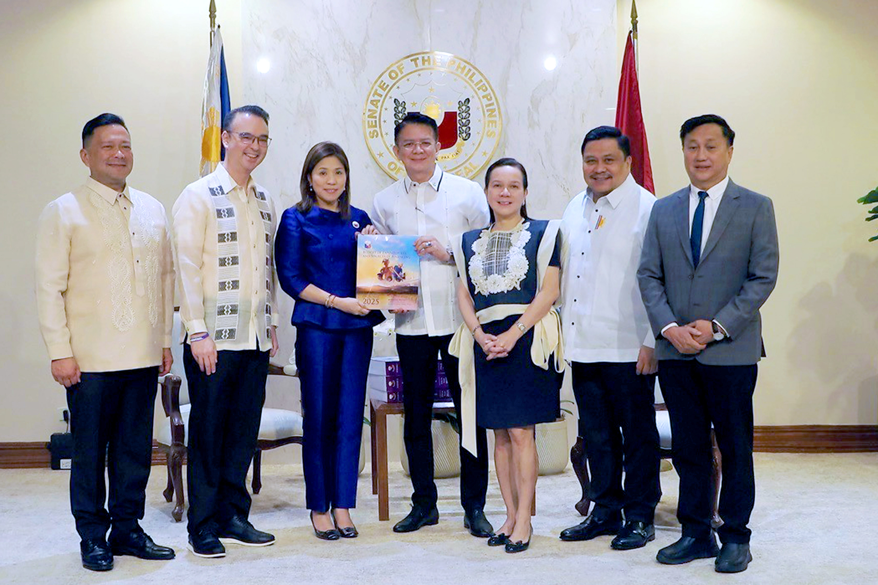 SENATE RECEIVES P6TRILLION 2025 NEP Photos Philippine News Agency